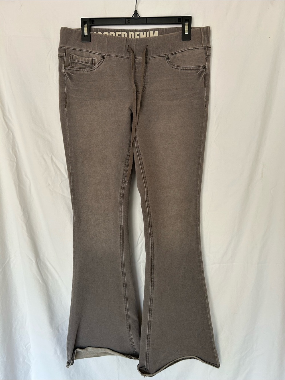 Rewash Women's Taupe Flare Jeans